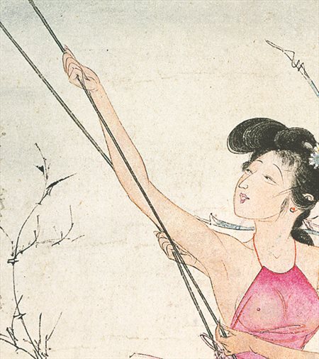 高密-胡也佛的仕女画和最知名的金瓶梅秘戏图